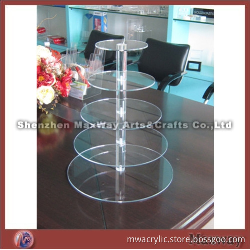 5 Tier Perspex Cake Stand Holder